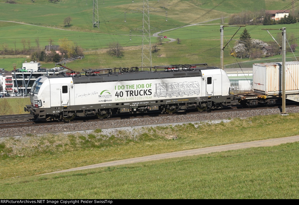 Vectron in Swiss freight transit Italy-Germany